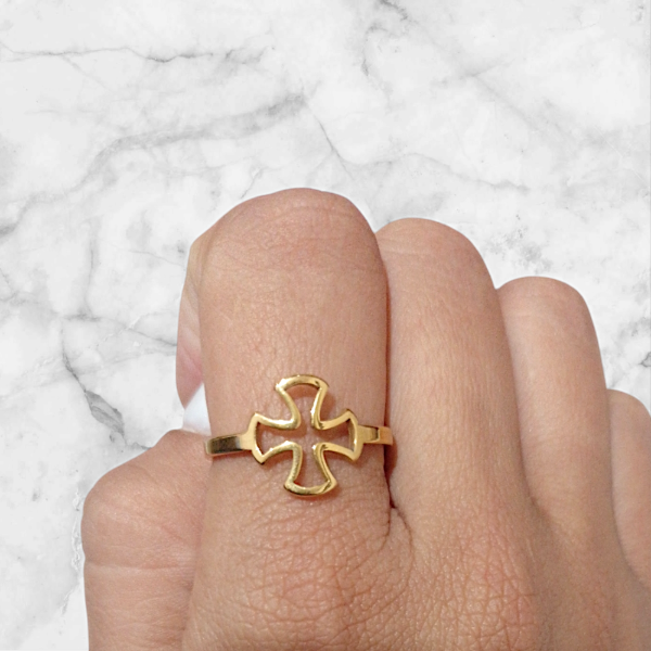 Producto - Anillo cruz AD 90066