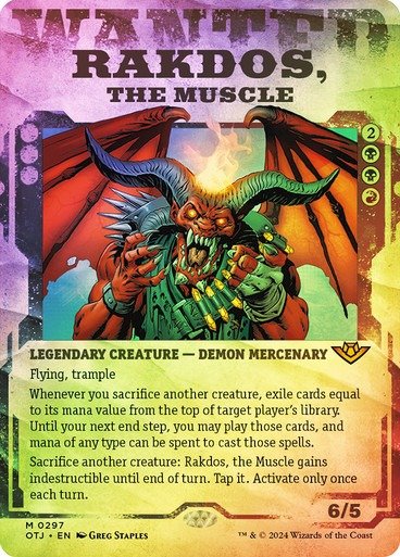 Producto - Rakdos, the Muscle (Showcase Foil)