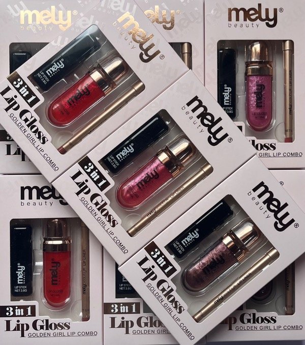 Producto - Lip Combo Golden Girl Mely x3 unidades (Tonos 4,5,6)