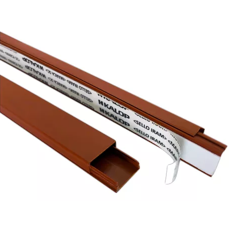 Producto - Varilla Cablecanal 20x10mm x2mts Marrón