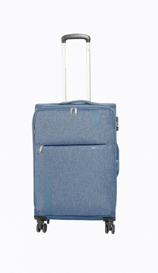 Producto - Valija 20" 4 ruedas tela Elf 3410/20 Azul Gris - 1