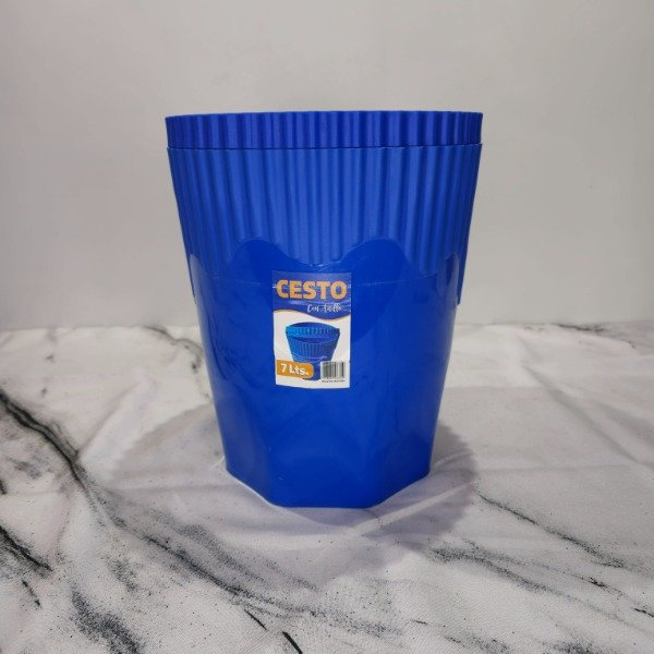 Producto - Cesto de basura con anillo 7L