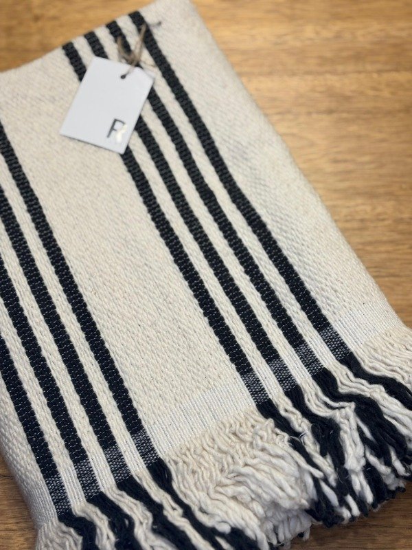 Producto - MANTA RUMA RAYAS NEGRAS