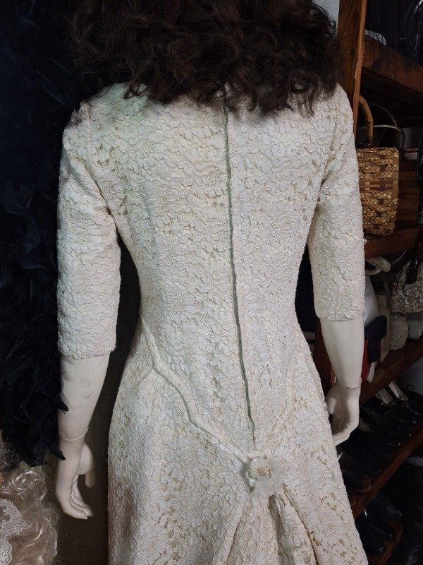 Producto - Vestido de Novia de Guipiur con cola - 6