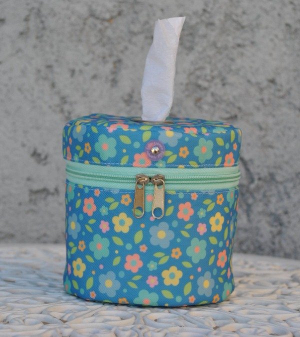 Producto - Portarollo Florcitas con papel de regalo!