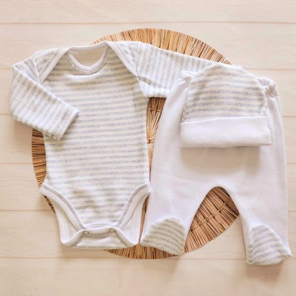 Producto - Ajuar Prematuro Rayas