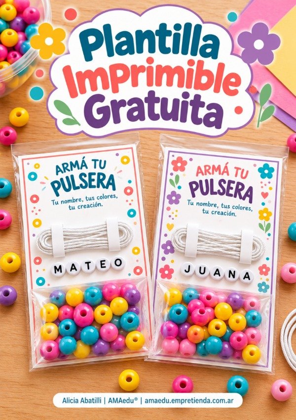 Producto - Plantillas ARMÁ TU PULSERA (Material Gratuito)