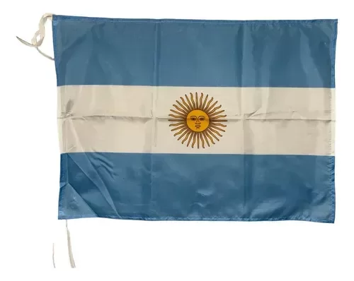 Producto - Bandera argentina tela 0,70 x 1,40