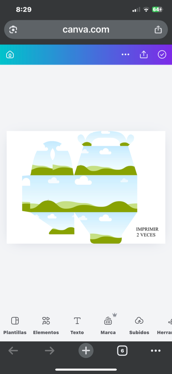 Producto - Caja lonchera editable en canva