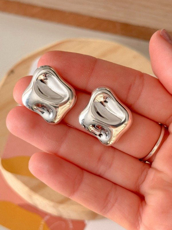 Producto - Aros Chapones Plateados