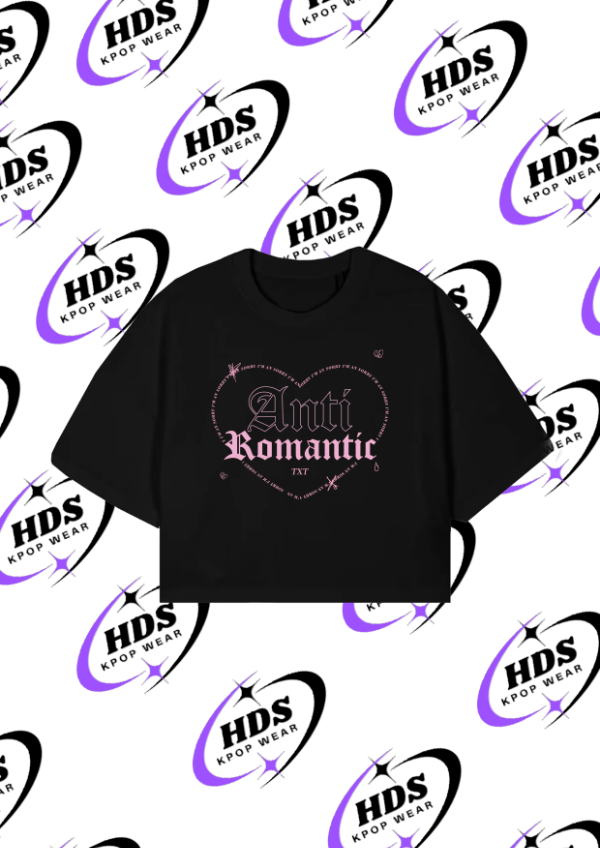 Producto - Crop top ANTI ROMANTIC TXT