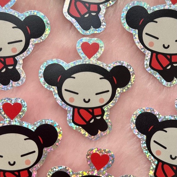 Producto - Sticker Pucca corazón