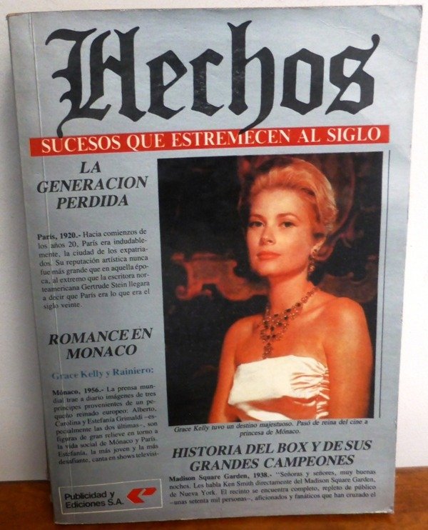 Producto - HECHOS N 5 - SUCESOS QUE ESTREMECEN AL MUNDO - 1987 - MONACO - BOX SUS CAMPEONES