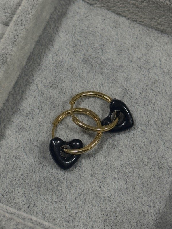 Producto - Aros Golden - Love black