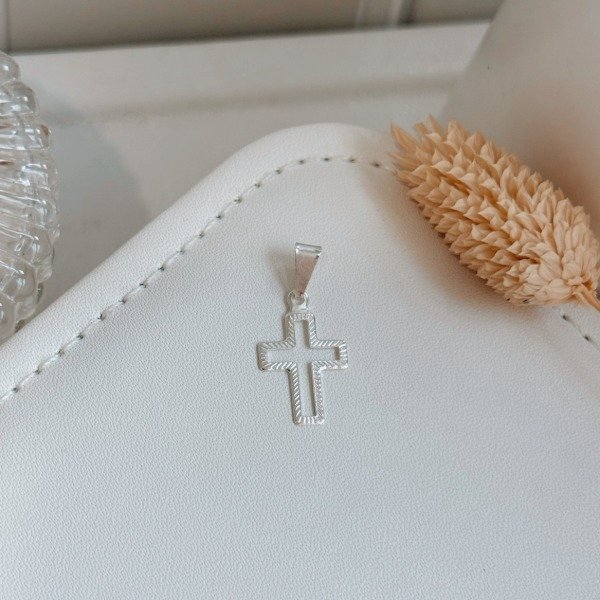 Producto - Dije Cruz Joel Laminado Plata 925