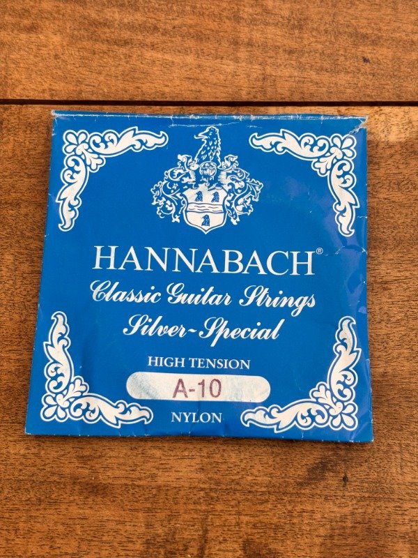 Producto - Encordado Hannabach - Classic Guitar Silver Special - High Tension A-10