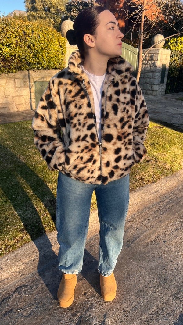 Producto - Saco de Piel Animal Print