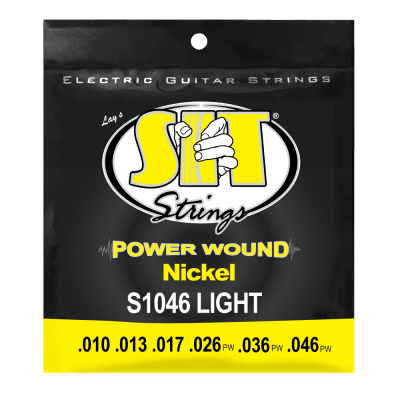 Producto - SIT Cuerdas de níquel para guitarra eléctrica PowerWound 010