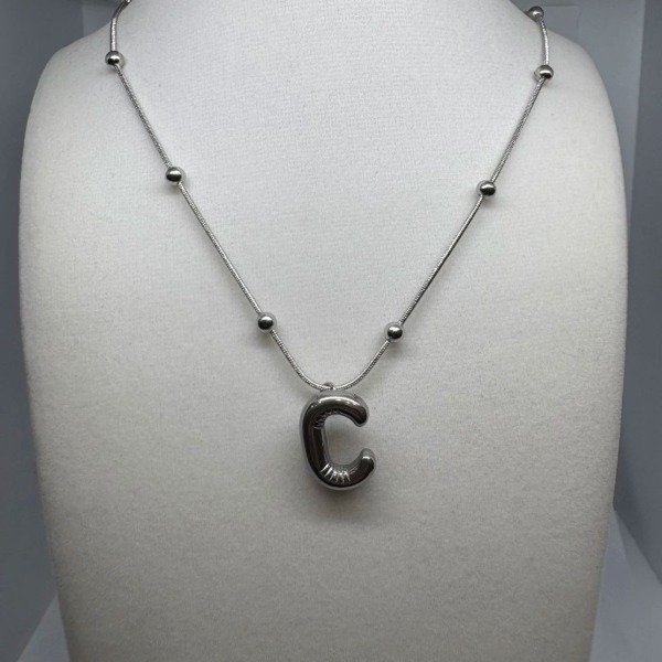 Producto - Collar Selva Plateado