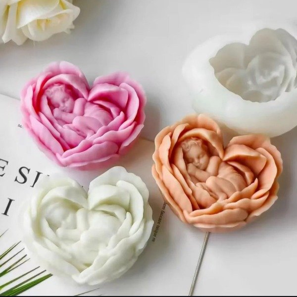 Producto - Molde corazón con bebé