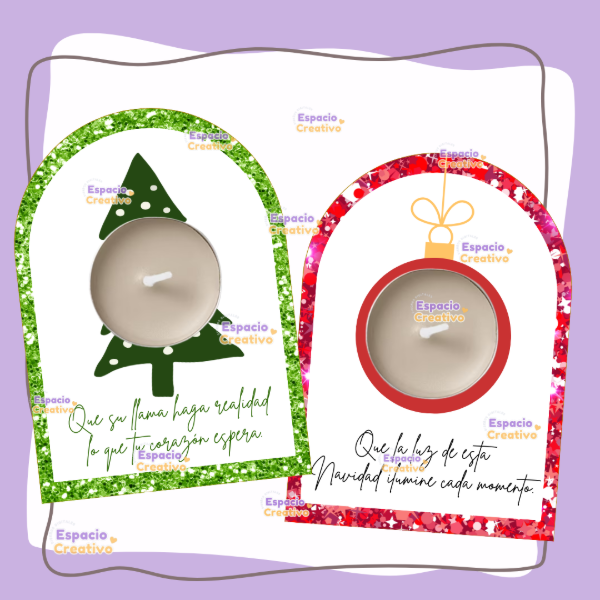 Producto - Portavelas navideños