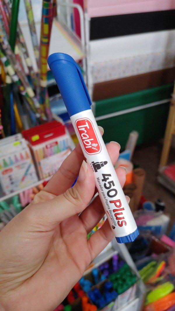Producto - Marcador para pizarra Trabi 450 Azul