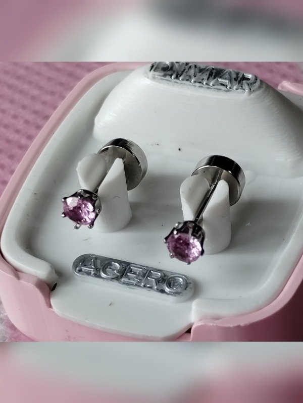 Producto - Abridor DIMAR. Crystal Cubic Rosa Chico
