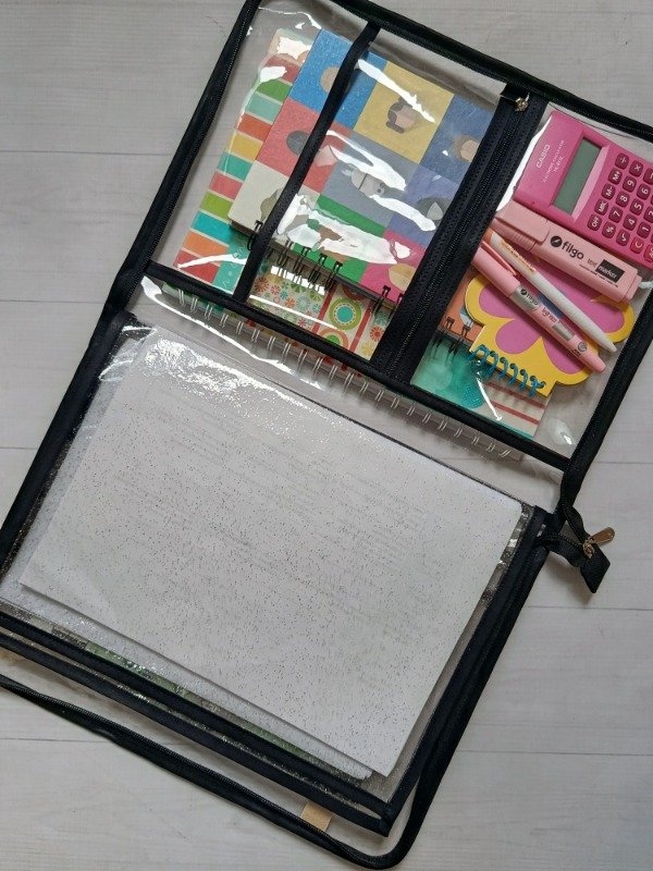 Producto - Organizador A4 Lina transparente oscuro dos folios - 1