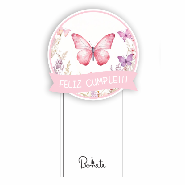 Producto - Cake topper Mariposas