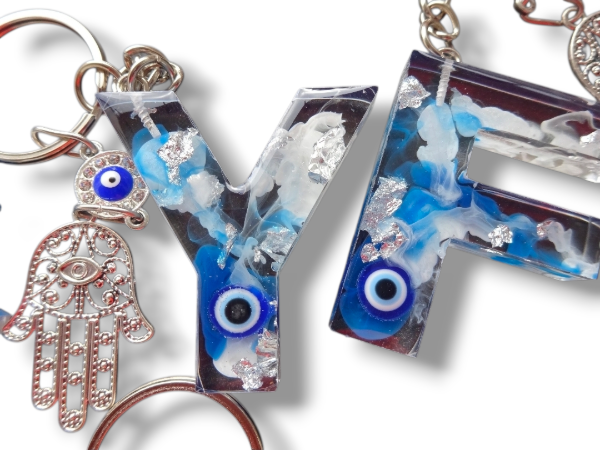 Producto - Souvenirs letras resina ojo turco combo x 20