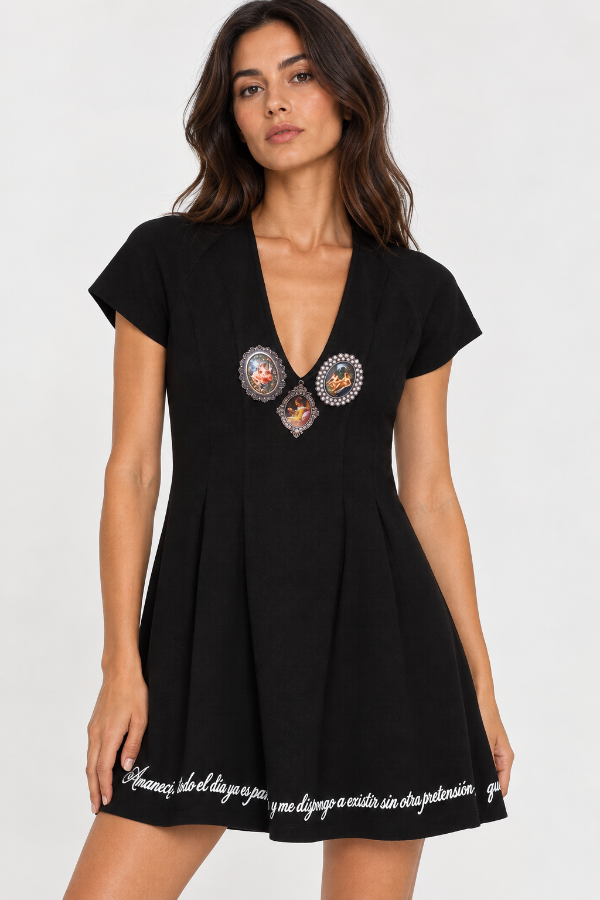 Producto - vestido negro corto