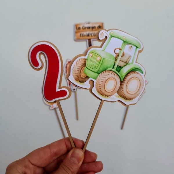 Producto - TOPPER GRANJA 8CM (PRECIO X UNIDAD, MINIMO 5U) - 5