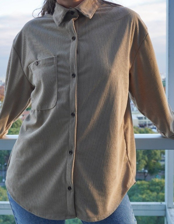 Producto - Camisaco corderoy AVELLANA