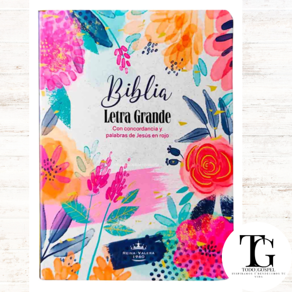 Producto - BIBLIA COVERTEX FLOR PASTEL