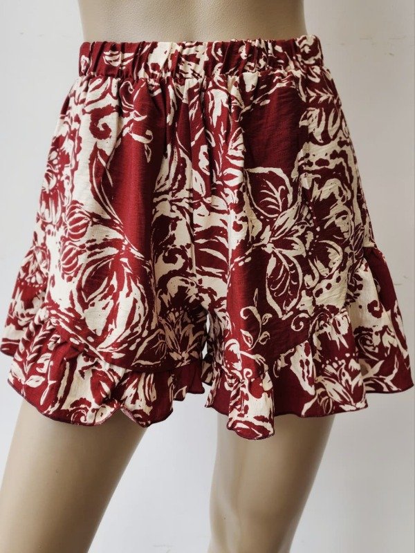 Producto - Short Con Volado Lino "Winoma" (Art. 5997)