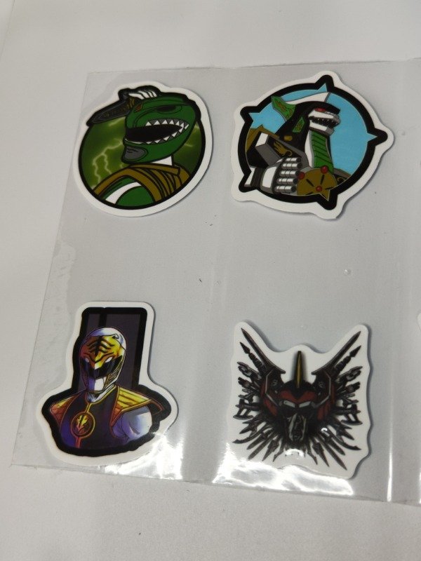 Producto - Pack Stickers / Power Rangers Lote N5 5 cm - 1