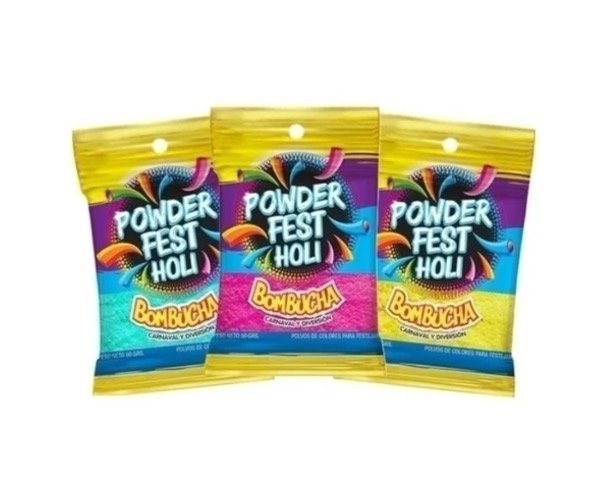 Producto - Polvo Multicolor Bombucha power fest Holi