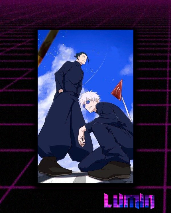 Producto - Cuadro Gojo y Geto Jujutsu Kaisen