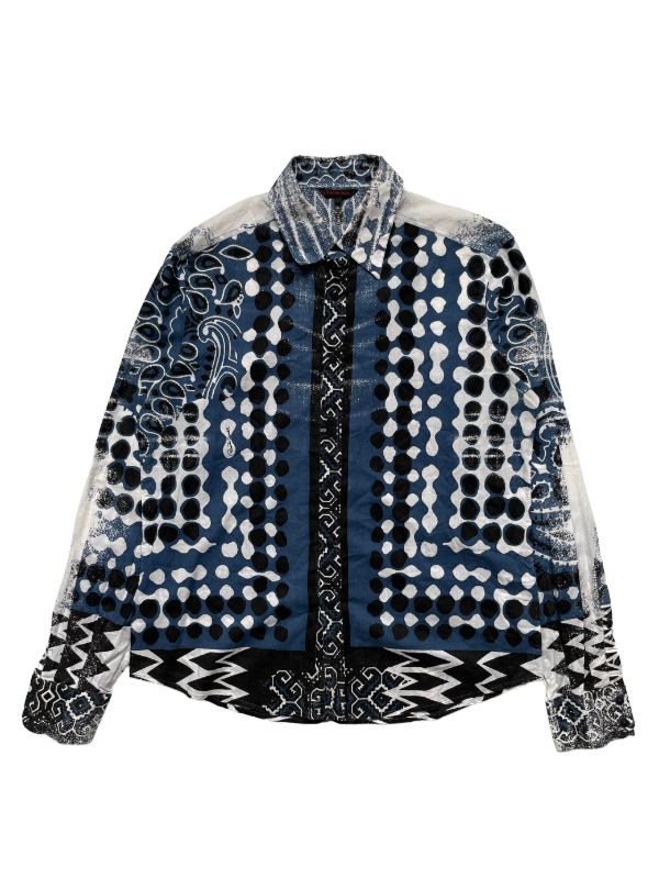 Producto - Roberto Cavalli Camisa All-Over Bandana Polka Dot Print - 0