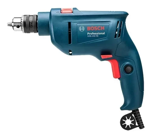Producto - Taladro C Percusión Bosch Gsb 450 Re 10mm 450w Veloc Variab Color Azul