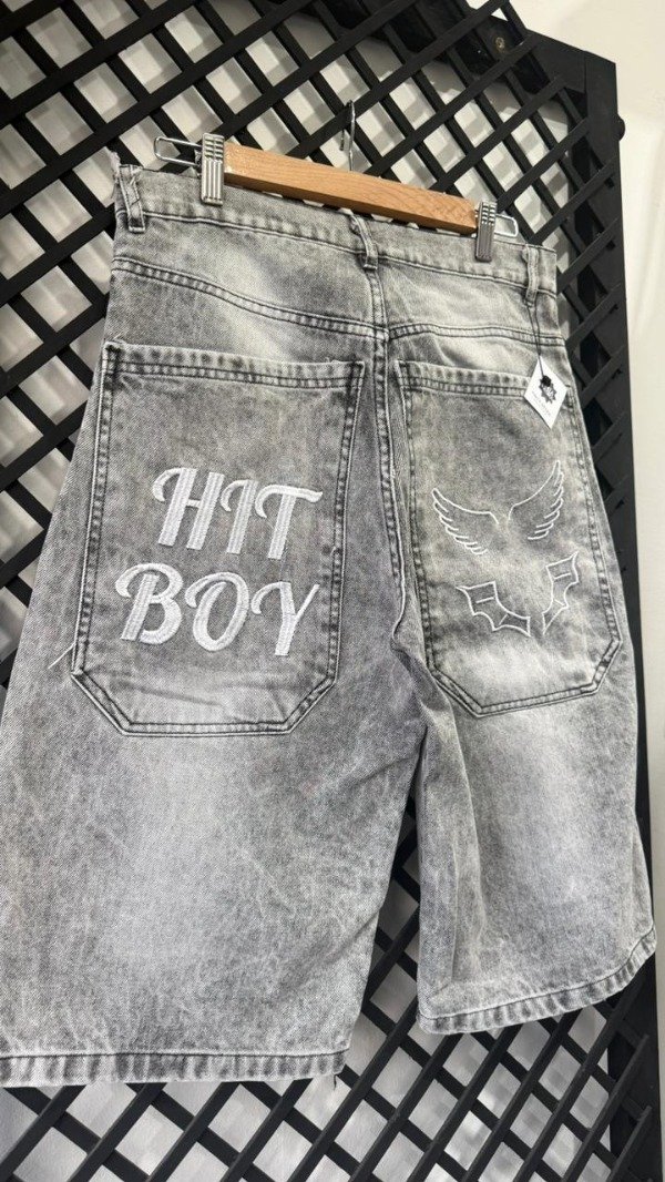 Producto - Bermuda super baggy gris clarita - 0