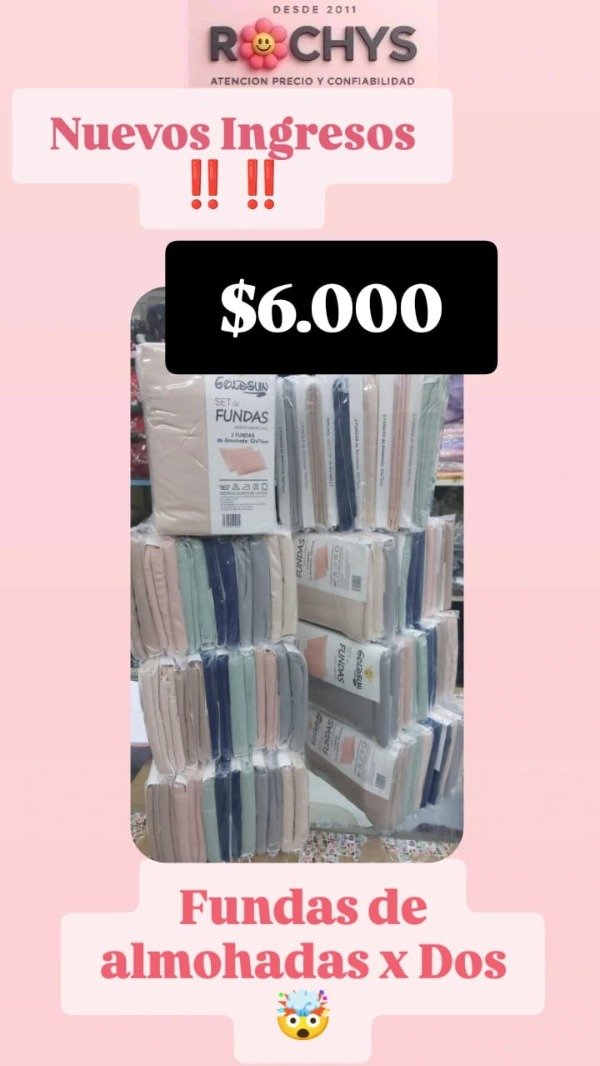 Producto - FUNDAS DE ALMOHADAS