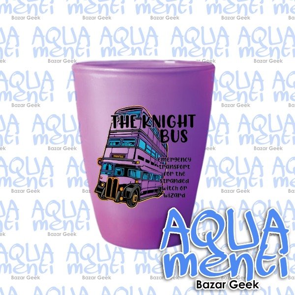 Producto - Vaso esmerilado Knight Bus