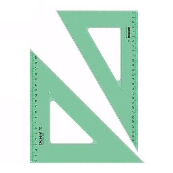 Producto - Set de escuadras Dozent 30 CM