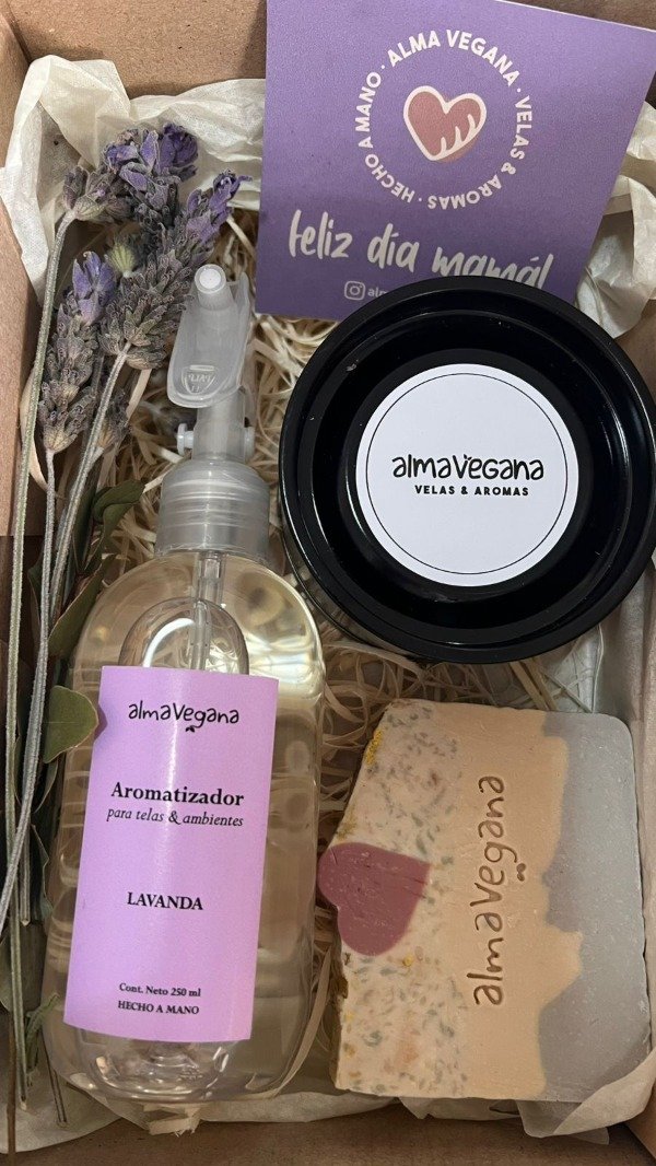 Producto - Box regalo Home (vela lata negra)