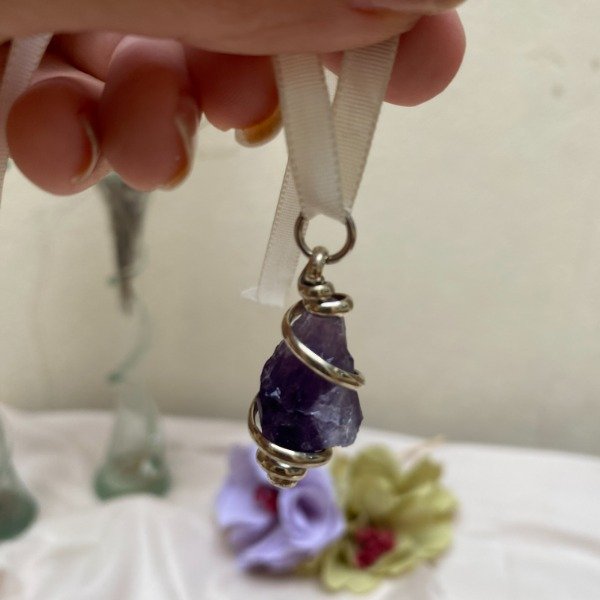 Producto - Dije engarzado AMATISTA
