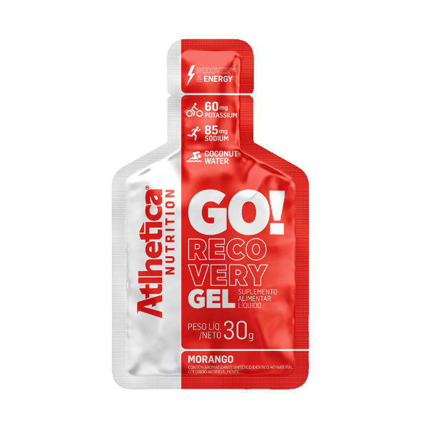 Producto - GO! Recovery Gel Caja 10 unid x 30 Grs Atlhetica Nutrition