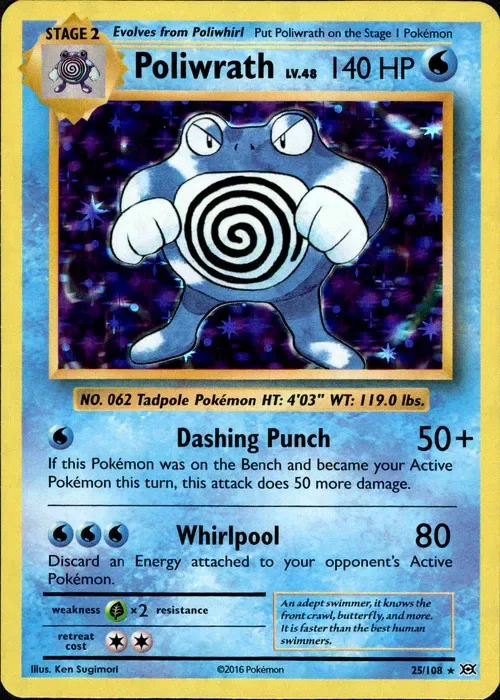 Producto - Poliwrath - 25/108 - Evolutions HOLO