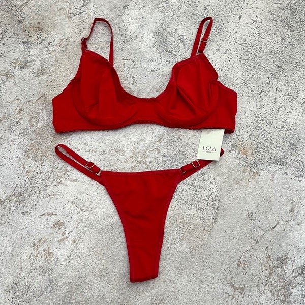 Producto - Conjunto microfibra con aro 816 Rojo