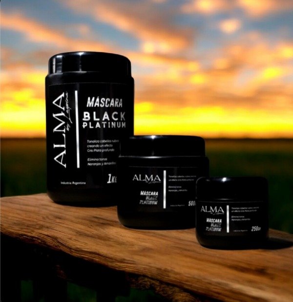 Producto - máscaras black platinum alma x 500 grs